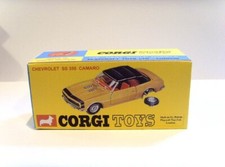 CORGI TOYS No.338 - CAMARO SS 350. Superb custom repro / display box.