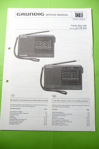 Service manual for - , grundig