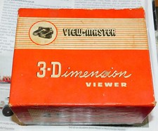 VIEW MASTER 3-DIMENSION VIEWER + 4 REELS
