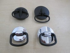 BATH KITCHEN BASIN SINK PLUG WITH HANDLE chrome black in 2 sizes