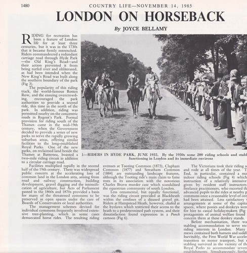Horse riding for recreation - for,