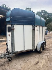 Galvanised Rice continental Double Horse Trailer 