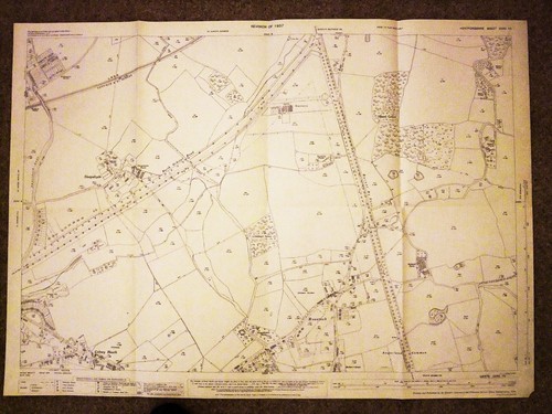 Hertfordshire old map history