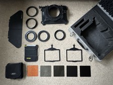 Chrosziel Mattebox SD 412 Carbon Fibre & Tiffen ND Filters set & Clear & Case
