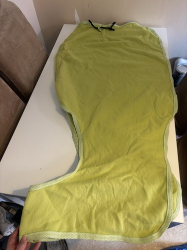 Neon yellow green fleece ride - fleece,