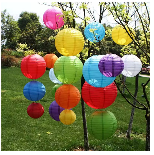 30cm white paper - paper, lampshade