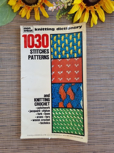 Mon tricot knitting dictionary - tricot,