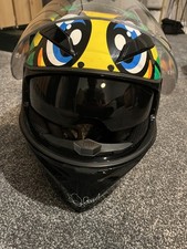 AGV K-3 SV VALENTINO ROSSI TARTARUGA TURTLE MOTORCYCLE FULL FACE HELMET 