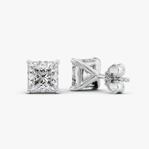 Diamond earrings gold lab - diamond,