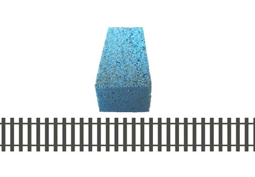Track cleaner rubber rail - track,