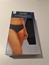 2 x 5pk Carole Hochman 5 Pack Ultimate Comfort Hipster Brief in Black - Large
