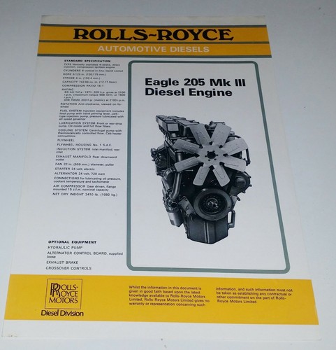 Rolls royce automotive diesels - automotive,