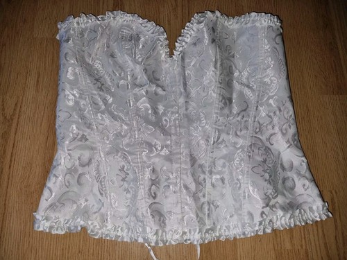 Gorgeous white corset - gorgeous, basque