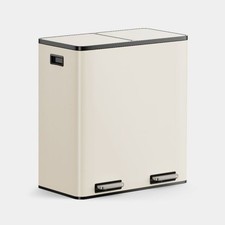 VonHaus 60L Matte Cream Double