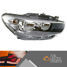 Headlight BMW 1 Series F20 LCI 2015-2019 Right Drivers Side Halogen with LED DRL