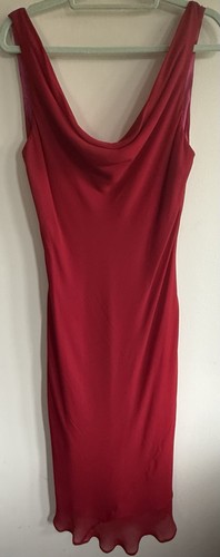 Laura ashley red 100 silk - ashley,