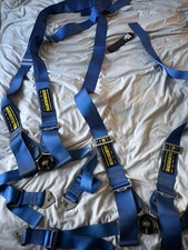 2x  Schroth 4 Point Racing Harness Blue