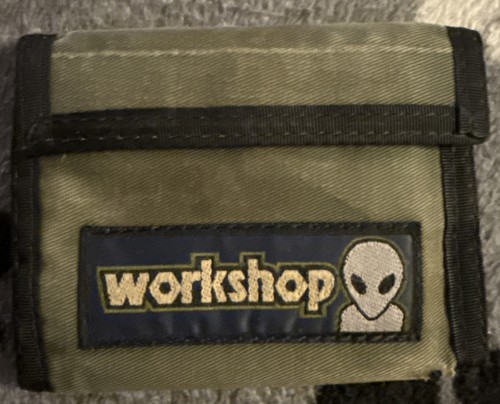 Vintage alien workshop wallet - vintage,