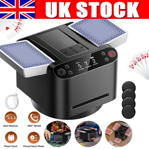 Automatic card shuffler - 2-in-1,