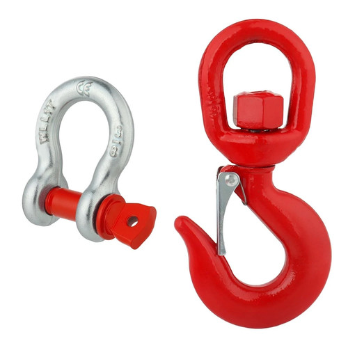 Ton swivel lifting hook with - lifting,