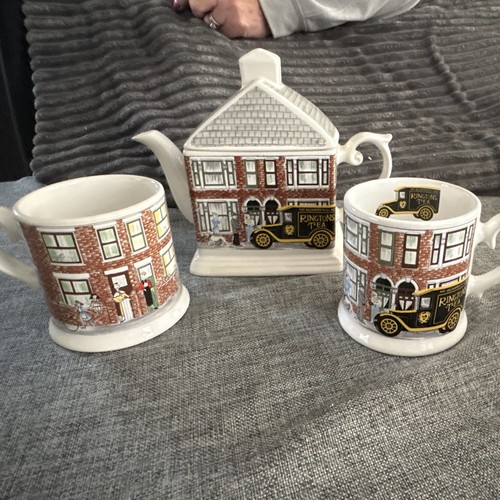 Ringtons ceramic tea set 3pc - ceramic,