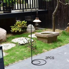 2x Shepherds Hook Stand Lawn