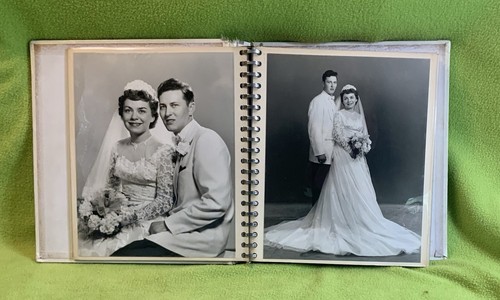 Vintage 1950s wedding album - 1950s,