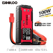 GOOLOO GT4000 4000A Car Batter Jump Starter Battery Booster Charger battery box