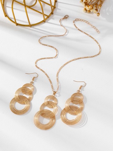 Pieces necklace and earring - necklace,