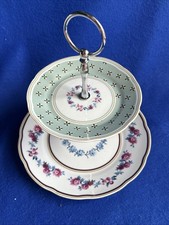 Kirsty Allsop At Marks & Spencer‘S cake stand 2 tier used floral boxed