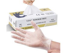Disposable Gloves - Box of 100 - Medium Size