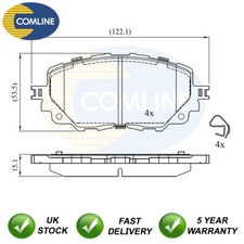 Brake Pads Set Front Comline