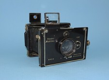 1920s Plaubel Makina I strut folding camera Anticomar f/2.9 lens Roll-film back
