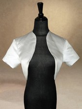 SATIN BRIDAL BOLERO/JACKET/STOLE/SHAWL/SHRUG SHORT/LONG SLEEVES ALL SIZE QUALITY
