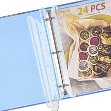 24/40 Pcs 3 Hole Punched