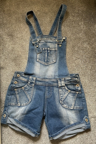 Kam jeans blue denim dungaree - kam,