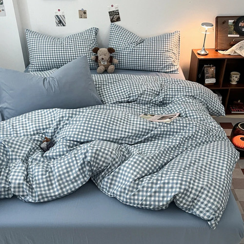 Vintage double sided red plaid - double,