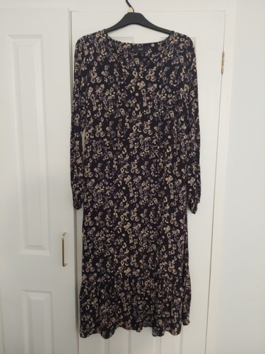 Grey and black patterned dress
