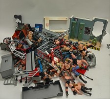 WWE Wrestling Action Figures & Accessories Bundle Job Lot Mixed Set Preowned 