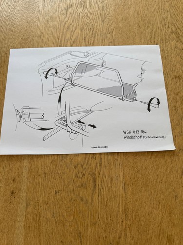 Genuine audi cabriolet wind - cabriolet,