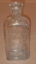 Antique Clear Glass Table Spoons Measurements Pharmacy Medicine Bottle 