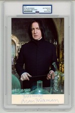 Alan Rickman ~ Signed