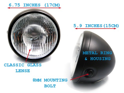 Motorbike headlight for - headlight, bmw