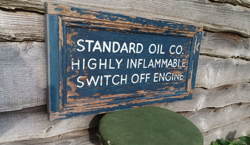 Vintage automobilia garage - vintage,
