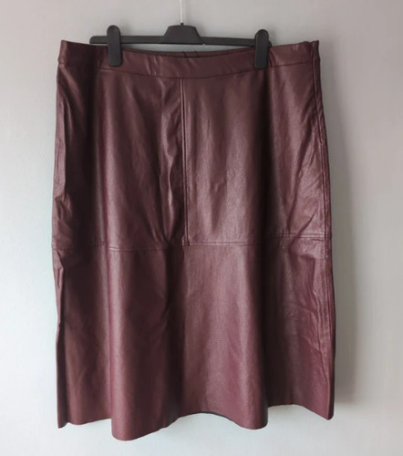 Monsoon faux leather - faux, burgundy