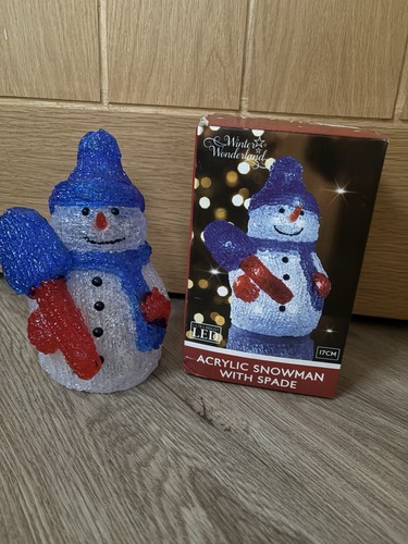 Acrylic christmas snowman from - acrylic,