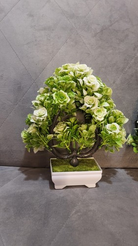 Artificial heart shaped rose