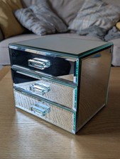 Mirrored Glass Jewellery Box -