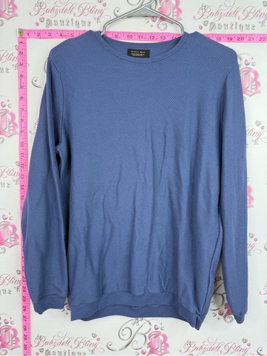 Zara man textured - man, crewneck