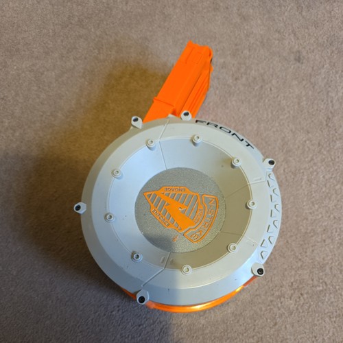 Nerf round mag dart gun - round,